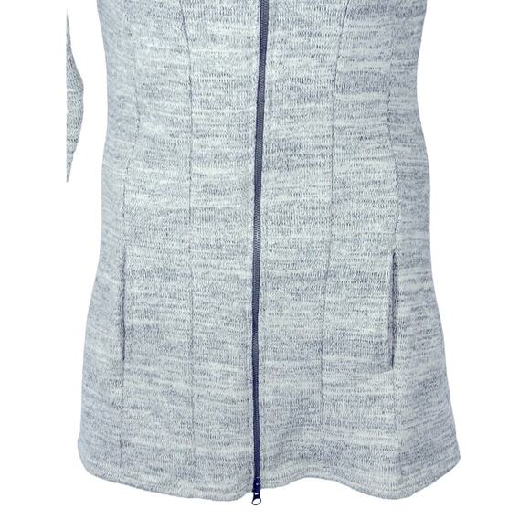 Kuhl Alaska Long Zip Front Sweater Jacket Heather Gray Black Marbled Size Small - Picture 6 of 16